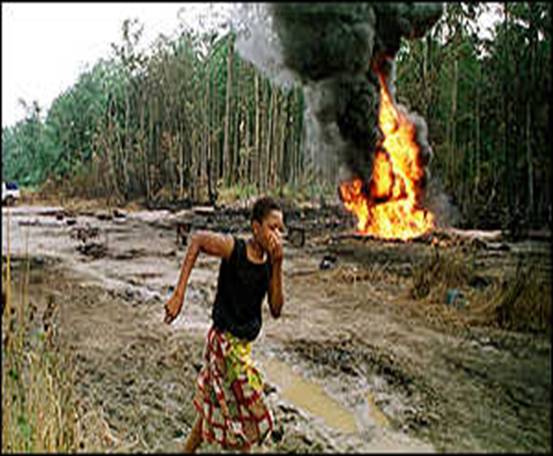 polluted environment