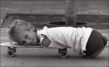 Determined ... Nick wanted to be the same as any other child