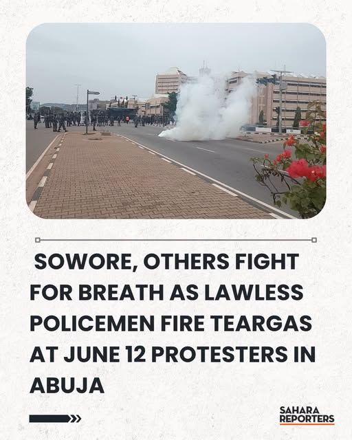 Police Fire Teargas at #EndSARS Memorial, Sowore Demands Justice